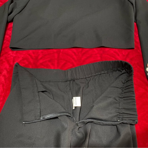 NWT Large Black Skort Suit Measurements in pics Stylish Professional Cute Flare - Picture 17 of 17